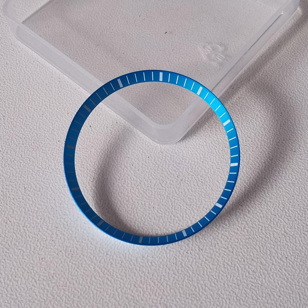 30.5*27.5mm Mod Scale Mark Watch Chapter Ring Brass For SKX007 SRPD NH35 NH36 Movement Watch Case Repair Tool Parts