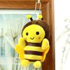 12cm Bee Festival Plush Doll Animation Bee Festival Activity Decoration Gift Cute Plush Small Pendant Plush Bee Doll Bag Pendant