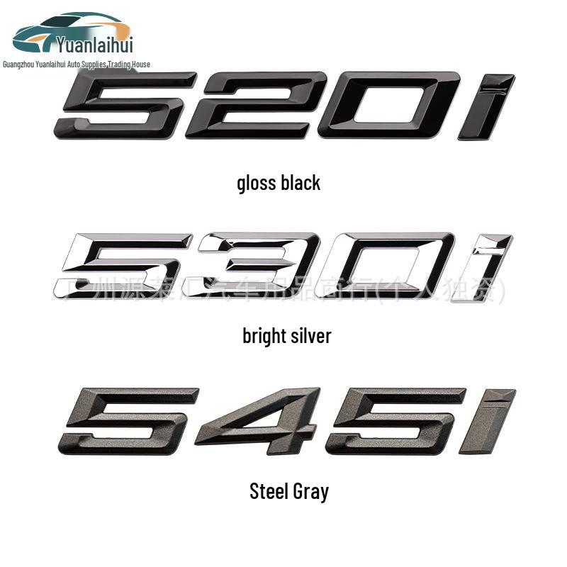 BMW 5er Heckemblem Modifikationssatz: 520i, 538d, 540e, 545Li
