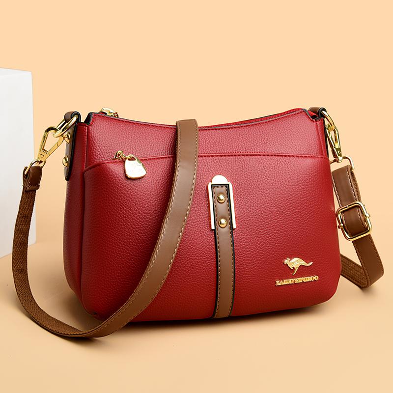 Genuine High Quality Soft Leather Women's Handbag Trend Designer Female Crossbody Bag Casual Shoulder Messenger Handbags 2026