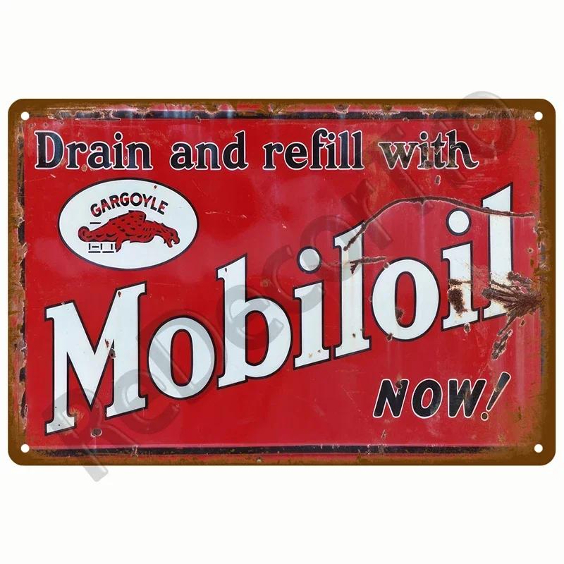 Retro Motor Oil Gas Tire Závodní plechová cedule Plakát Železné pláty Plechová cedule Garáž Bar Hospoda Klub Muž Jeskyně Dekor domova Nástěnná dekorace Umění