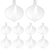 Transparent Acrylic Christmas Tree Baubles Hanging Ornaments Xmas DIY Crafts