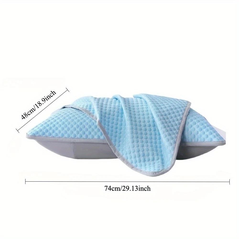 Federe Fresche Traspiranti Morbide Biancheria da Letto con Eleganti Fantasie Bordatura con Nappe e Chiusura a Busta Lavabili in Lavatrice Comfort Estivo per Chi Soffre il Caldo