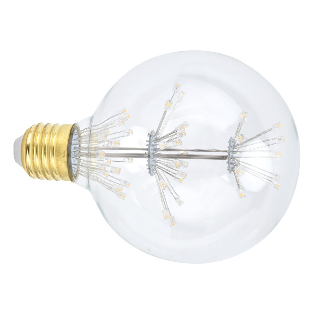 Antique LED Light Bulb 3W G95 E27 Globe Round Bulb for Festive Decoration 85?265V Warm Light