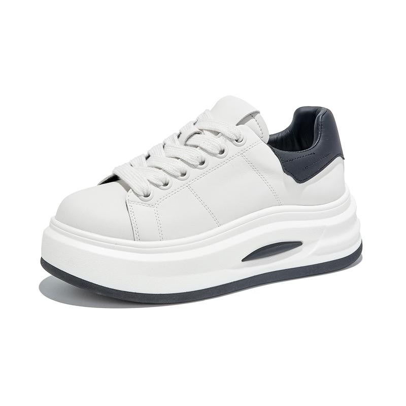 Fashion AIYUQI Women's Sneakers Shoes Flat Casual 2025 New Platform Women Skateboard Shoes Large-Size Running female White Shoes