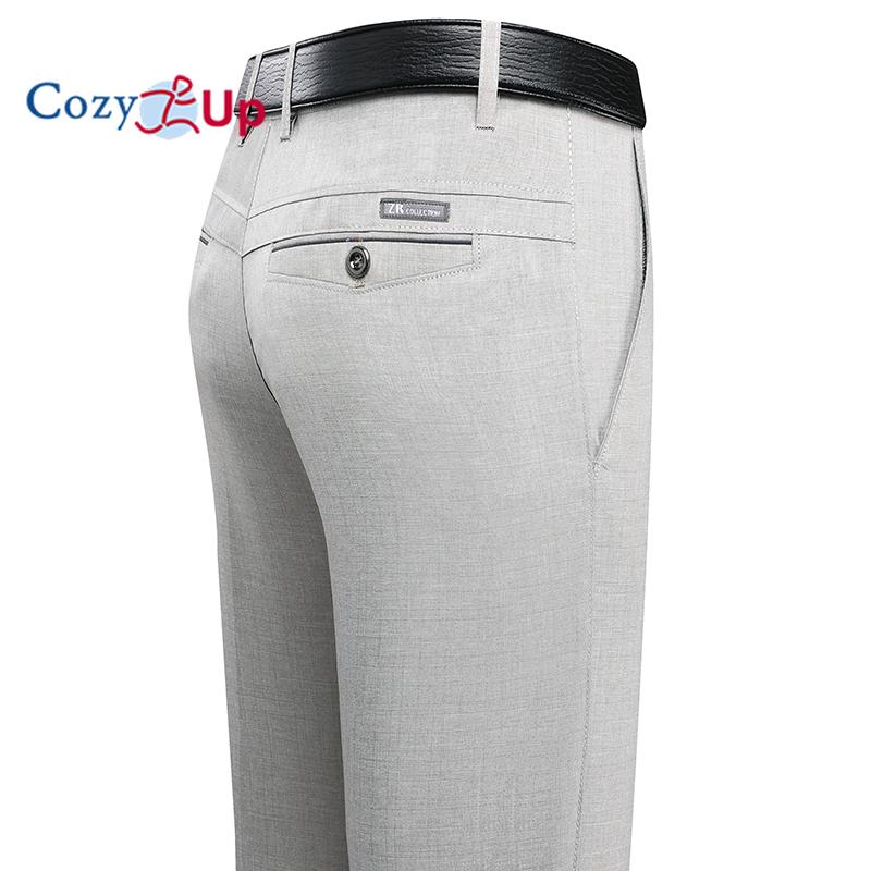 

Мужские облегающие повседневные эластичные брюки-чинос Cosy Up 35 серый
