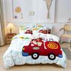Cute Cartoon Boys Bedding Set Car Track Pattern Duvet Cover Set Children Bed Cover Comforter Cover Full King Pillow Case