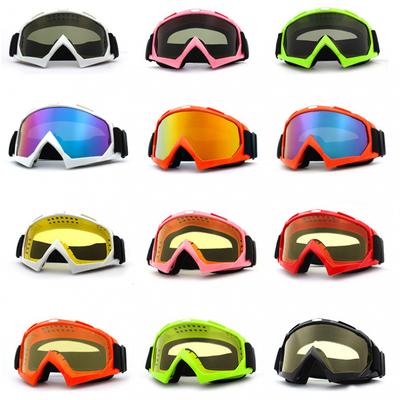 Óculos de esqui coloridos para homens e mulheres, antiembaçante, respirável, óculos de sol para motocicleta, óculos de sol an-UV, inverno, à prova de vento, snowboard