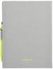 Caran d'Ache Gift Set 849 NF8491-401 Gray A5 Notebook with Fluorescent Yellow Ballpoint Pen, Officially Imported