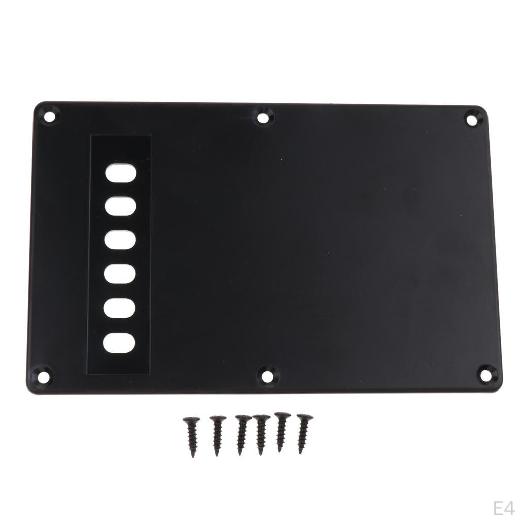 6-Loch-Gitarren-Tremolo-Hohlraumabdeckung, Rückplatte für E.