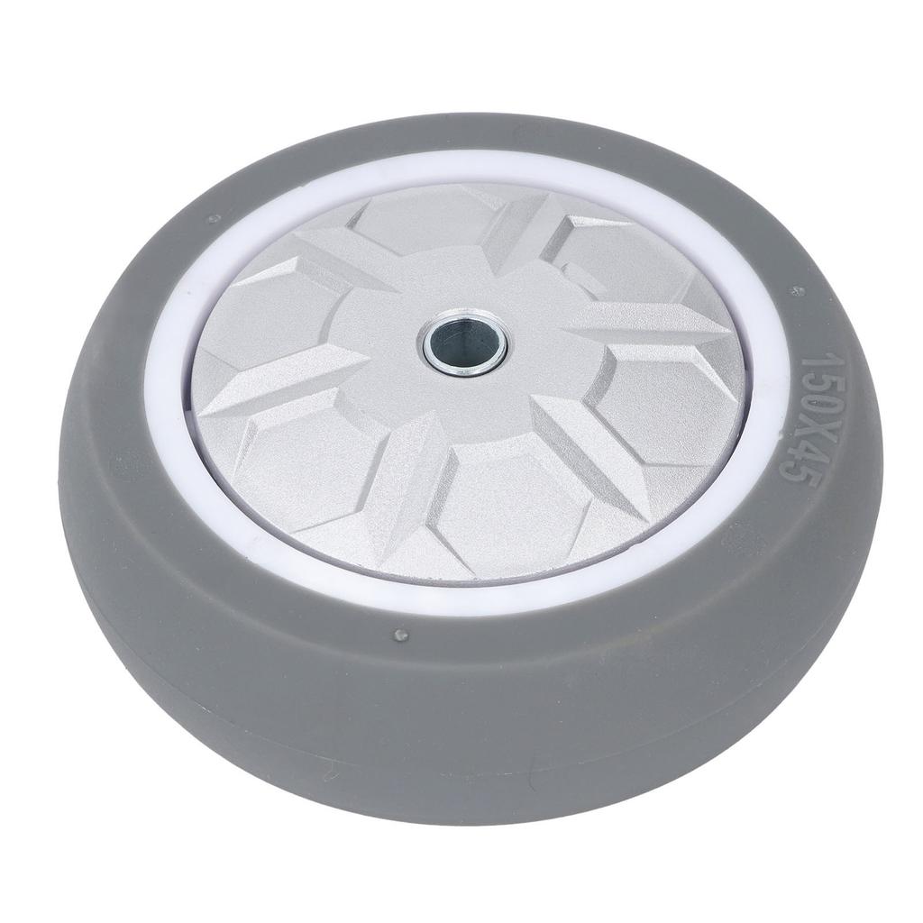 Kółko stałe 6-calowe z gumy TPR odporne na zużycie ciche koło do wózka, wózka narzędziowego, wózka ręcznego