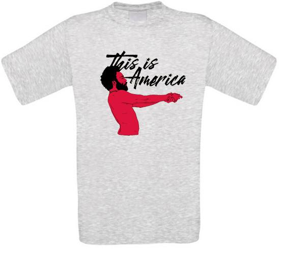 Childish This Is America Gambino Rap Hip Hop T-Shirt L