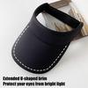 Summer  Style Outdoor Casual Sun Hat Men Women Sports Anti Uv Double Layer Ice Silk Empty Top Hat For Leisure And Sun Protect