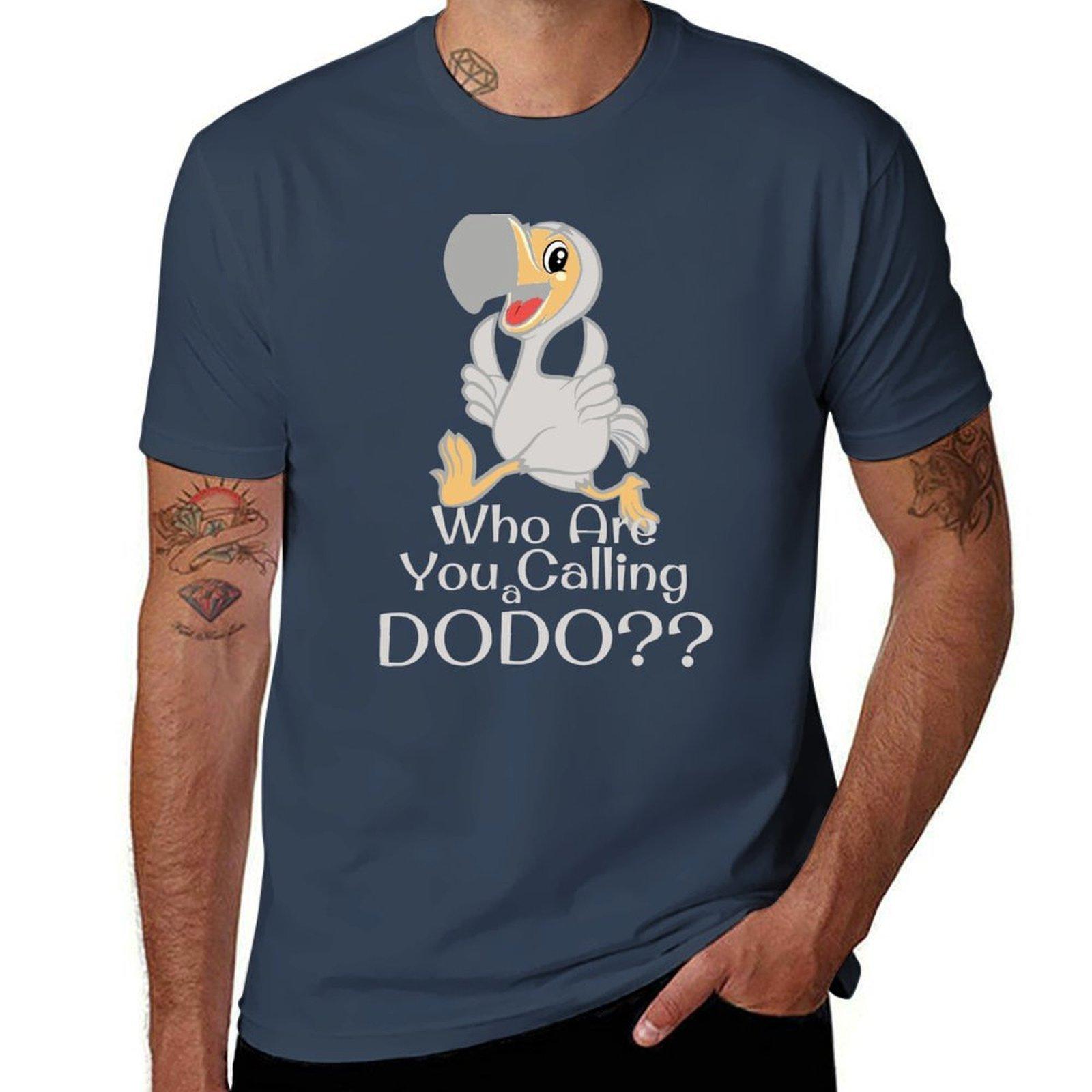 Dodo Bird Extinct Animal Who Are You Calling A Dodo Funny Birding Birdwatching Gift Tshirt Casual Daily Graphic Tee S