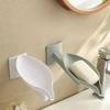 New Leaf Shape Soap Box Drain Soap Holder Box Bathroom Accessories Toilet Laundry Soap Box Bathroom Supplies Tray Gadgets