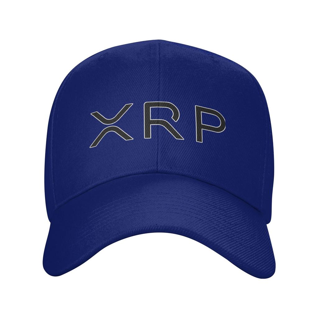 XRP Ripple Crypto Currency Sun Baseball Cap Summer Female Male  Custom Logo Trucker Hat Hot Sale Classic Sports Baseball Caps