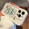 Christmas Tree Printed Phone Case For iPhone 16 15 14 13 12 11 Pro Max X XR XS Max SE2 8 7Plus ShockProof Silicone Back Cover