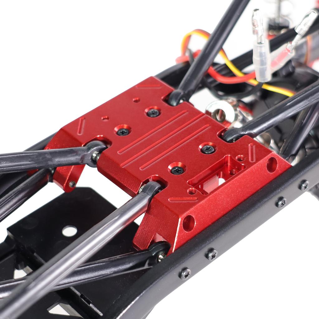 For MN 1/12 MN128 MN86S MN86 G500 RC Car Metal Medium Wave Box Bottom Plate Gearbox Frame Chassis