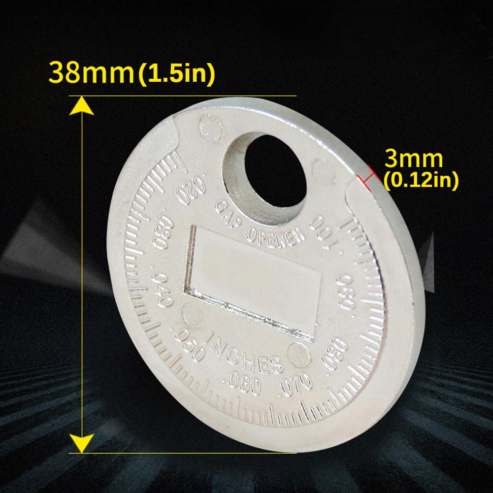 Instrument de măsurare a decalajului pentru bujii cu gamă de 0,6-2,4 mm Instrument de măsurare a decalajului de bujie pentru mașină