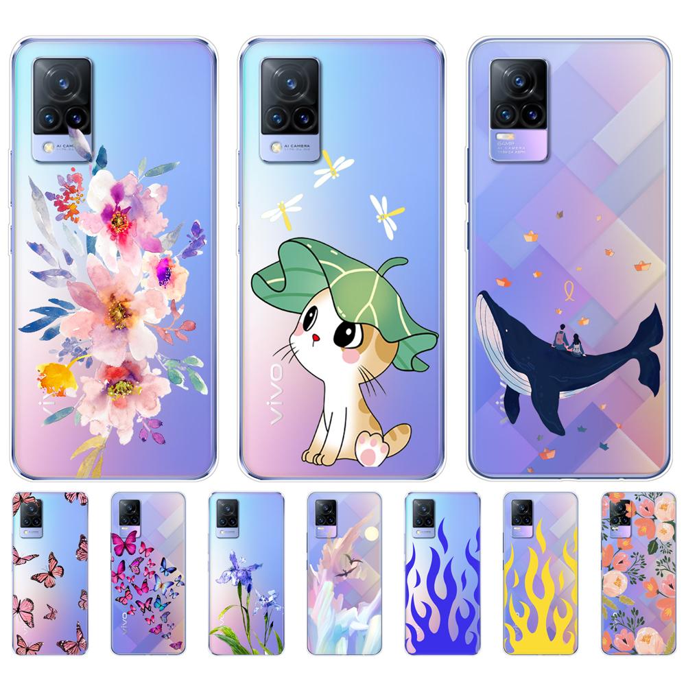 Pentru vivo V21 Husă pentru vivo V21e 4G 5G Husă moale Husă din silicon Husă pentru telefon pentru VIVO V 21 e VivoV21 Coque TPU Bumper Funda