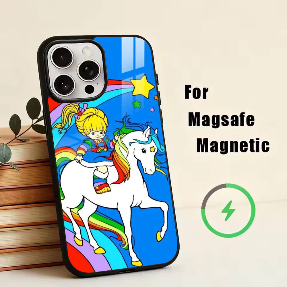 Color Kids Rainbow Brite  Phone Case For iPhone17,16,15,14,13,12,11 Plus,Pro Magnetic with Magsafe Wireless Charging