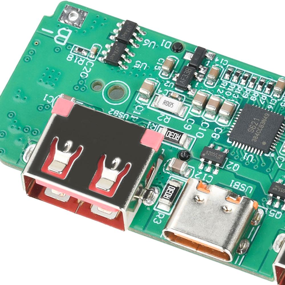 Модуль надшвидкої зарядки 22,5 В Type-C + Плата швидкої зарядки USB 3,7 В Літій-іонна потрійна батарея Зарядна панель Підтримує PD/QC/SCP/VOOC