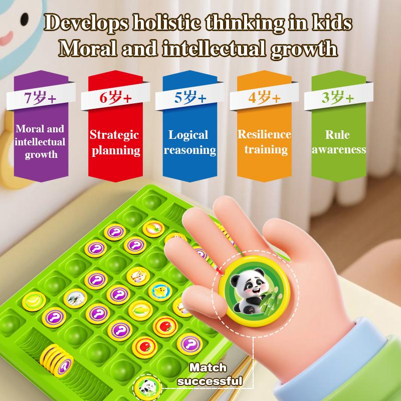 Children'S Memory Battle Flip Chess Match Logic Thinking Parent Child Interaction Puzzle Exercise Board Game Toys