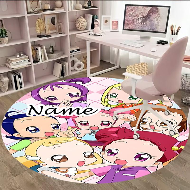 Customizable DoReMi2 Round Non-Slip Carpet - Ideal for Garden, Picnic, Office, Perfect for Decoration, Suitable For All Seasons