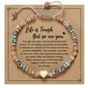Trendy Natural Stone Bracelet Adjustable Wristchain Fashionable Wristband Accessory for Everyday Wear and Event