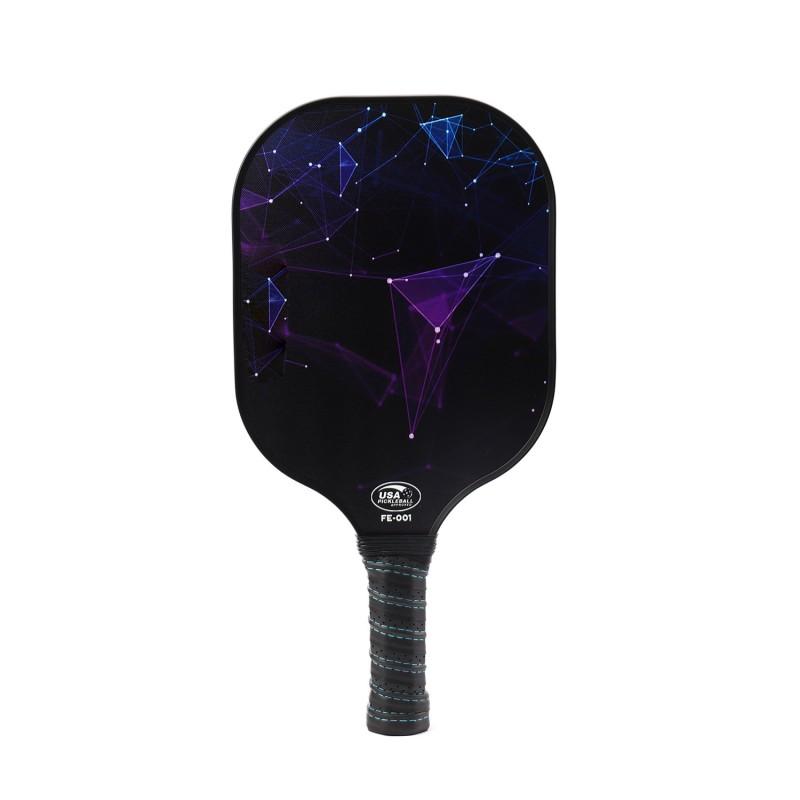 Carbon Fiber Pickleball Paddle With Silicone Ball Retriever Grip Tape Set USAPA Certified Tournament Play