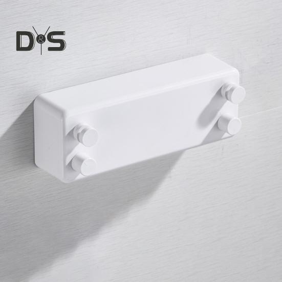 4.2M Wall Mount Retractable Clothesline Adjustable Retracting Invisible Heavy Duty Stainless Steel Wire Indoor Outdoor Balcony Laundry Clothes Drying