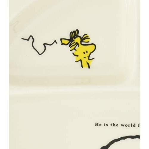 Peanuts" Snoopy Joy Lunch Plate, 23cm, White, 606137