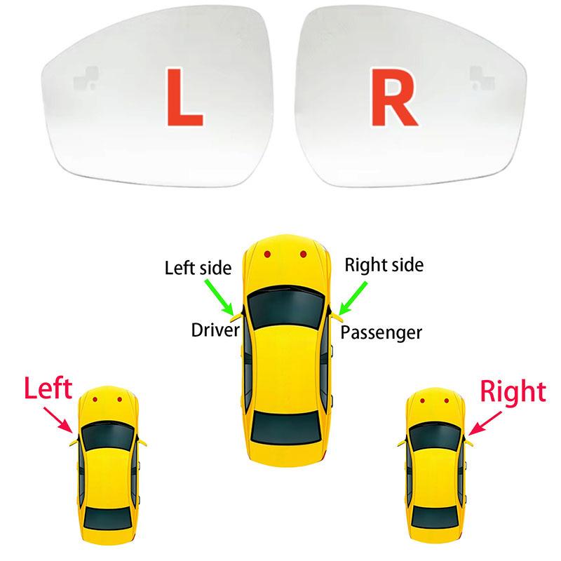 For Land Rover Range Rover Evoque Discovery Sport Jaguar E-Pace F-Pace Auto Heated rearview mirror blind spot warning glass