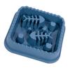 Pet Slowing Feeder Bowl Fish Bone Raised Prevent Choking Reduce Flatulence Slow Eating Bowl for Dogs Cats