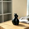 3D-gedruckte Katzenvase, Minimalistische nordische Stil Blumenarrangement Vase, Umarmende Katze Blumenvase, Dekorative Katzenpaar Vase Haus Büro Geschenk