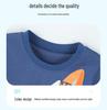 New Summer Boys' Rocket Print Short Sleeve T-shirt - European American Fashion