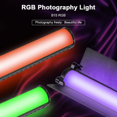 VLOGLITE B15RGB LED Fotoleuchte RGB Vollfarb-Videoleuchte Tragbare Handheld-Aufhellleuchte mit 20 Szeneneffekten