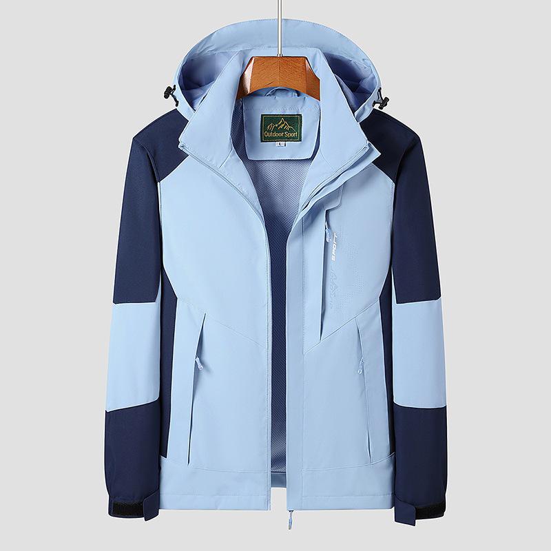 Unisex Waterproof Windproof Rain Jacket for Spring/Autumn - Lightweight Outdoor Travel & Mountaineering Coat