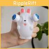 Bunny Small White Stress Relief Toy Tpr Material Hand Brain Gift Development