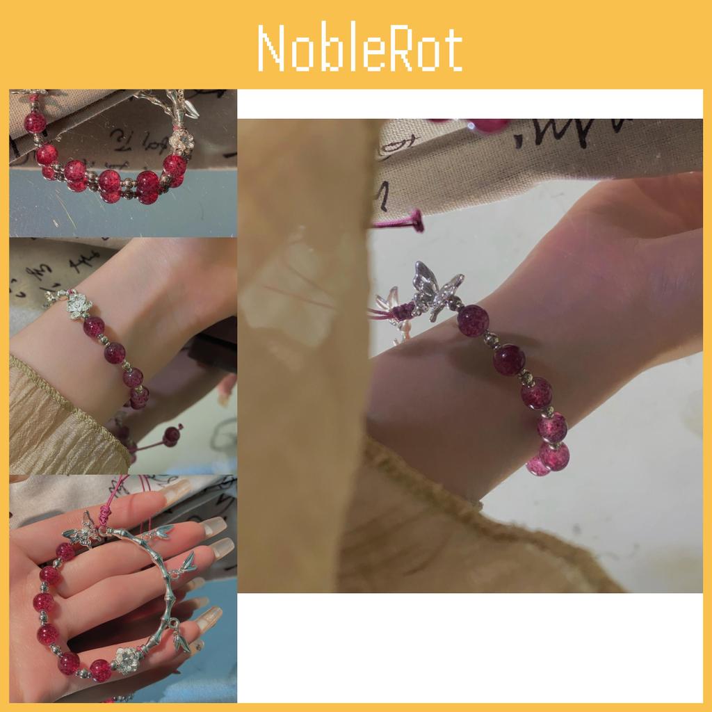 Lotus Geometric Artistic Butterfly Bracelet Vintage Alloy Design Women For