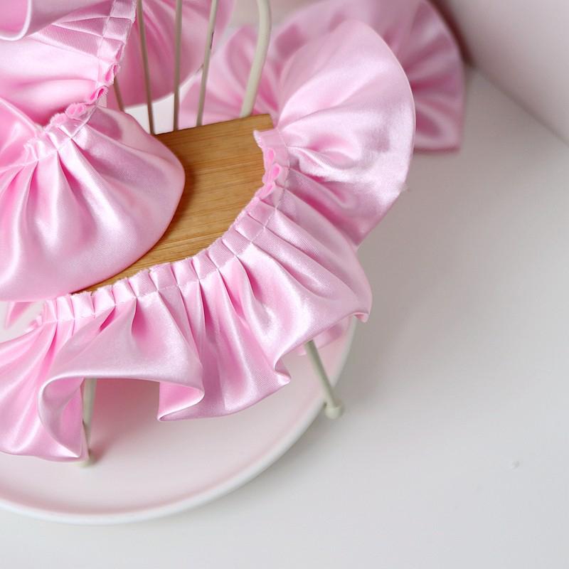 1 Yard Besätze Band Spitze Stoff Applikation Falte Rüsche Kleider DIY Nähzubehör 5,5 cm breit