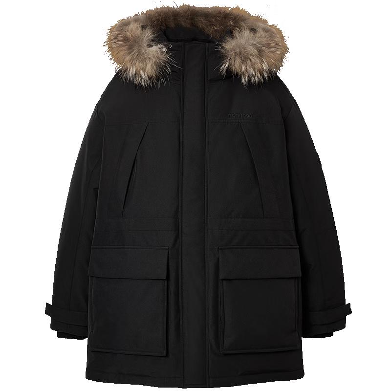 Мужская водоотталкивающая зимняя пуховая куртка JACK&JONES XXXL