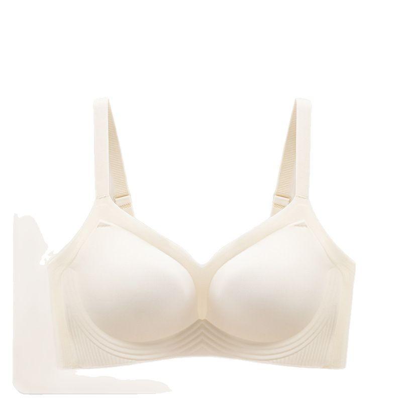 Traceless underwear No steel ring Anti-sagging upper support Soft support Women's thin breasts Small breasts gather bra cover