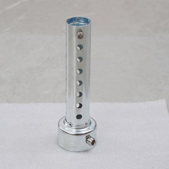 1*42mm Silver Universal Motorcycle Exhaust Can DB Killer Silencer Muffler Baffle