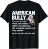 Vtipná definice American Bully XL American Bully Vtipný dárek Unisex tričko