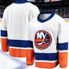 Tuta da Allenamento Bianca per Hockey su Ghiaccio Uomo New York 2026 - Edizione Premium Maglia Sportiva a Maniche Lunghe Asciugatura Rapida Stampata 3D Bambini Bambini