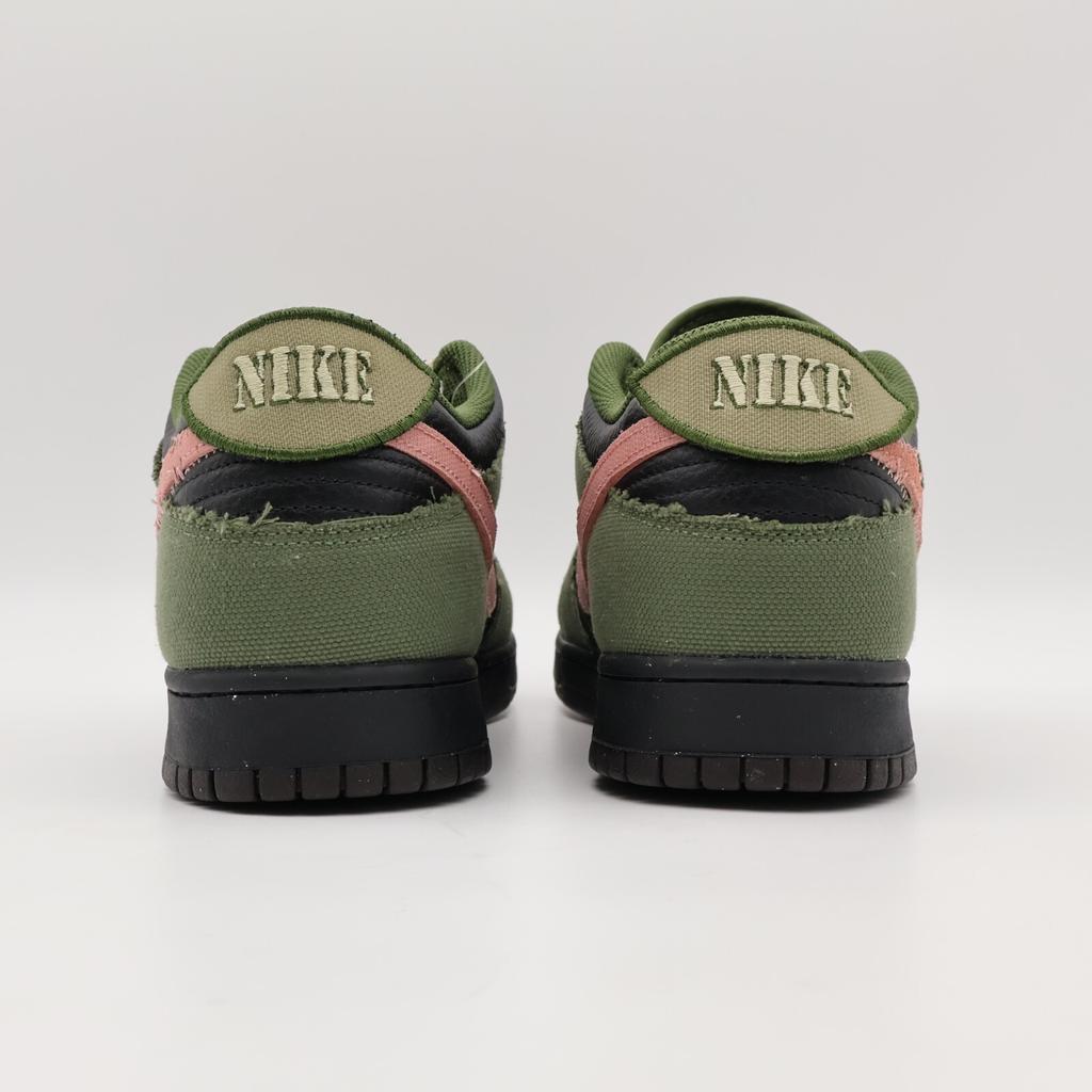 IB2256-300 Nike Dunk Low Retro LTD Army Olive Black Velvet Brown Rust (Men's)