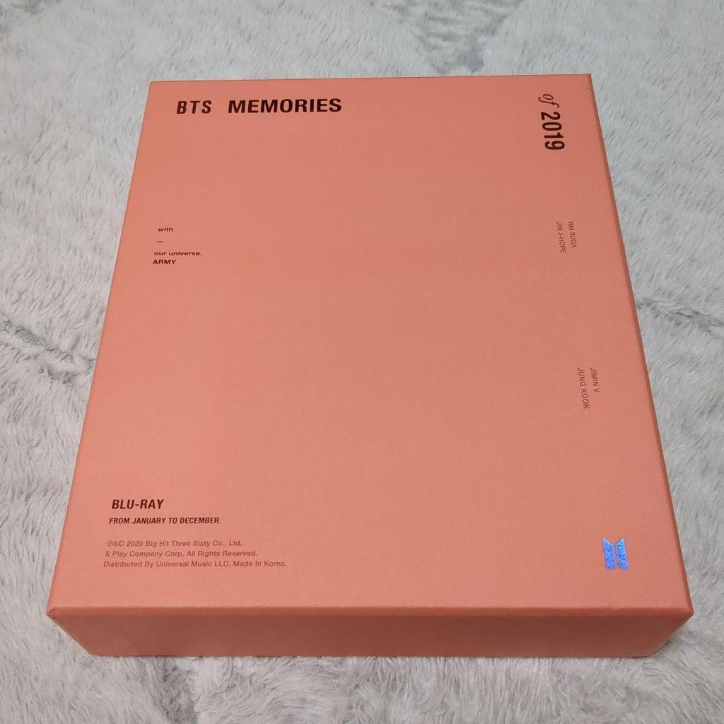 [USED] BTS Memories 2019 JIN Trading Cards Blu-ray with Japanese Subtitles