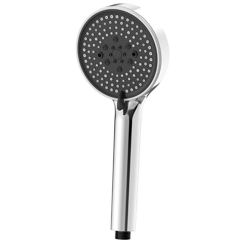 Large Panel Six-Mode Air Pressure Liquid Silicone Shower Head (White,ABS Plastic) белый