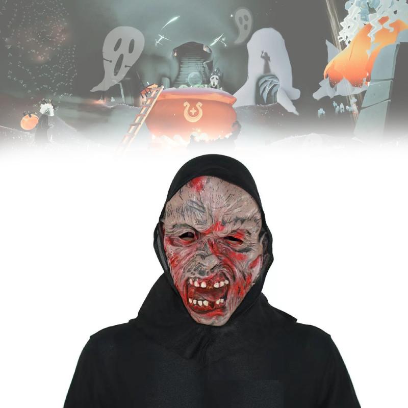 Läskig Störande Gore Mask För Halloween Kostymfest Och Teaterföreställningar